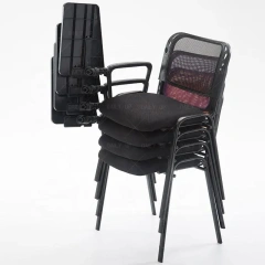 Stackable Upholstered Mesh Office Chair Ergonomic Padded Conference Chair With Breathable Backrest Thickened Sponge Cushion,Stackable Upholstered Mesh Office Chair Ergonomic Padded Conference Chair With Breathable Backrest Thickened Sponge Cushion,DAILY UP FURNITURE-The professional supplier of School Furniture, Office Furniture, Home Furnirure