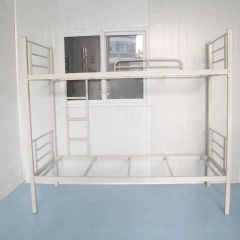 Steel Dorm Bunk Bed With Ladder Stair School Dormitory Bed Frame With Guard Rail Factory Dorm Metal Double Decker Bed,Steel Dorm Bunk Bed With Ladder Stair School Dormitory Bed Frame With Guard Rail Factory Dorm Metal Double Decker Bed,DAILY UP FURNITURE-The professional supplier of School Furniture, Office Furniture, Home Furnirure
