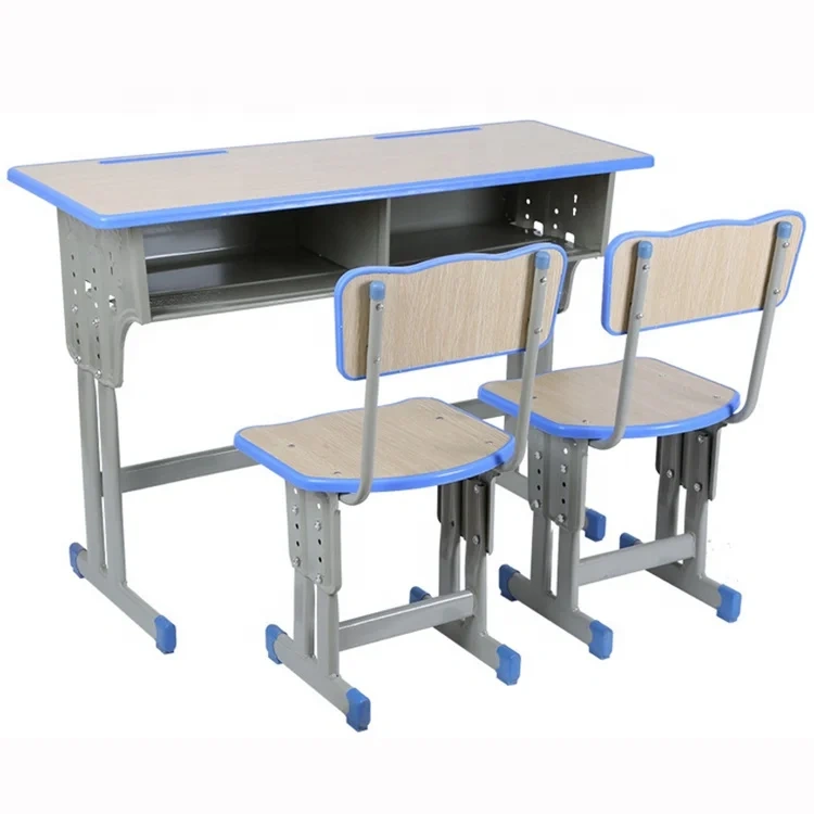 School Furniture Set Wooden Two Seater School Desk And Chairs with Double Tubes Classroom Desk & Bench Study Table For Children,School Furniture Set Wooden Two Seater School Desk And Chairs with Double Tubes Classroom Desk & Bench Study Table For Children,DAILY UP FURNITURE-The professional supplier of School Furniture, Office Furniture, Home Furnirure