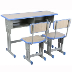 School Furniture Set Wooden Two Seater School Desk And Chairs with Double Tubes Classroom Desk & Bench Study Table For Children,School Furniture Set Wooden Two Seater School Desk And Chairs with Double Tubes Classroom Desk & Bench Study Table For Children,DAILY UP FURNITURE-The professional supplier of School Furniture, Office Furniture, Home Furnirure