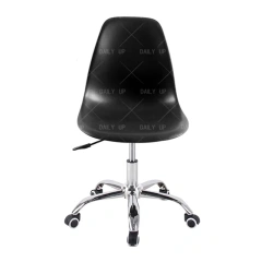 Stylish Swivel Office Chair With Wheels Adjustable And Ergonomic Barber Chair With Locking Caster For Dining And Visitor Leisure,Stylish Swivel Office Chair With Wheels Adjustable And Ergonomic Barber Chair With Locking Caster For Dining And Visitor Leisure,DAILY UP FURNITURE-The professional supplier of School Furniture, Office Furniture, Home Furnirure