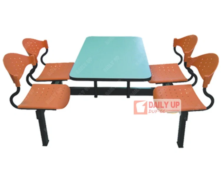 4 Person Public Dining Set Retail Section Restaurant Tables And Chairs Prices School Canteen Table And Chair,4 Person Public Dining Set Retail Section Restaurant Tables And Chairs Prices School Canteen Table And Chair,DAILY UP FURNITURE-The professional supplier of School Furniture, Office Furniture, Home Furnirure