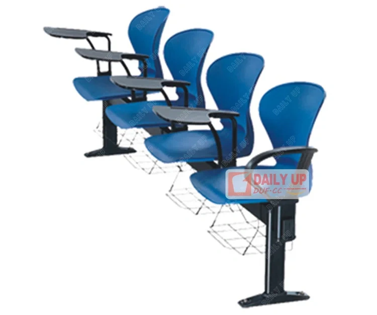 4 Seat Attached School Desks and Chair Sturdy Institutional Bench Chairs Lecture Hall with Writing Pad Link Chair,4 Seat Attached School Desks and Chair Sturdy Institutional Bench Chairs Lecture Hall with Writing Pad Link Chair,DAILY UP FURNITURE-The professional supplier of School Furniture, Office Furniture, Home Furnirure