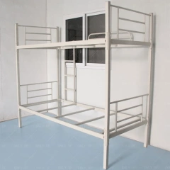 Steel Dorm Bunk Bed With Ladder Stair School Dormitory Bed Frame With Guard Rail Factory Dorm Metal Double Decker Bed,Steel Dorm Bunk Bed With Ladder Stair School Dormitory Bed Frame With Guard Rail Factory Dorm Metal Double Decker Bed,DAILY UP FURNITURE-The professional supplier of School Furniture, Office Furniture, Home Furnirure