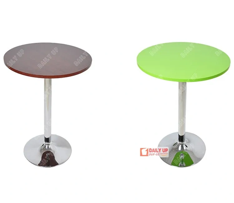 Creative Wooden Coffee Table with Metal Leg Modern Dining Tables Round Small Side Table,Creative Wooden Coffee Table with Metal Leg Modern Dining Tables Round Small Side Table,DAILY UP FURNITURE-The professional supplier of School Furniture, Office Furniture, Home Furnirure
