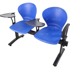 Factory Wholesale Two Seat Bench With Folding Tablet Metal Frame Auditorium Chair With Plastic Backrest For Lecture Training,Factory Wholesale Two Seat Bench With Folding Tablet Metal Frame Auditorium Chair With Plastic Backrest For Lecture Training,DAILY UP FURNITURE-The professional supplier of School Furniture, Office Furniture, Home Furnirure