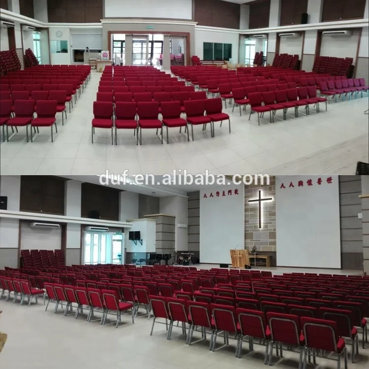 DAILY UP Commercial Church Chair with Waterfall Design - Heavy Duty Stackable Worship Seating for Churches, Premium Auditoriums & Event chair,Daily Up Furniture/church chairs and stacking church chairs,DAILY UP FURNITURE-The professional supplier of School Furniture, Office Furniture, Home Furnirure