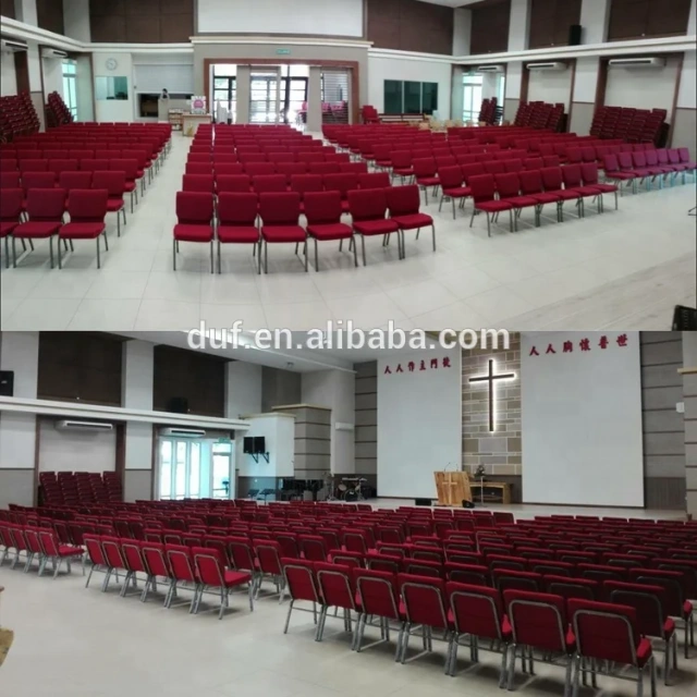 DAILY UP Commercial Church Chair with Waterfall Design - Heavy Duty Stackable Worship Seating for Churches, Premium Auditoriums & Event chair,Daily Up Furniture/church chairs and stacking church chairs,DAILY UP FURNITURE-The professional supplier of School Furniture, Office Furniture, Home Furnirure