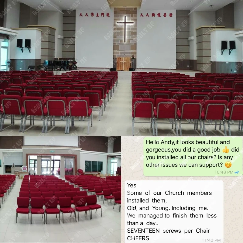 Cheap Church Chairs Cover with Fabric Wholesale Stacking Church Chair with Back Pocket Red Church Chair with Rack/Basket,Cheap Church Chairs Cover with Fabric Wholesale Stacking Church Chair with Back Pocket Red Church Chair with Rack/Basket,DAILY UP FURNITURE-The professional supplier of School Furniture, Office Furniture, Home Furnirure