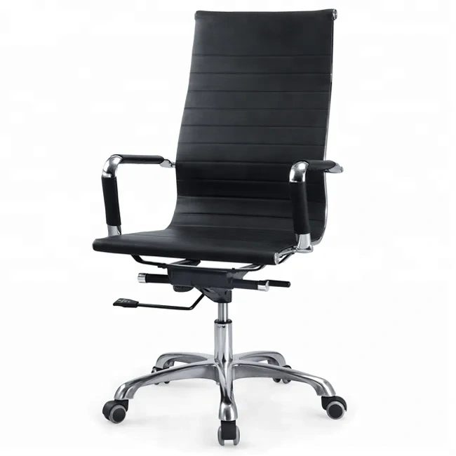 High Back Ribbed Armchair Height Adjust PU CEO Chair with Footrest Best Products For Import,High Back Ribbed Armchair Height Adjust PU CEO Chair with Footrest Best Products For Import,DAILY UP FURNITURE-The professional supplier of School Furniture, Office Furniture, Home Furnirure