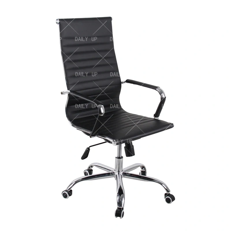 High Back Ribbed Armchair Height Adjust PU CEO Chair with Footrest Best Products For Import,High Back Ribbed Armchair Height Adjust PU CEO Chair with Footrest Best Products For Import,DAILY UP FURNITURE-The professional supplier of School Furniture, Office Furniture, Home Furnirure