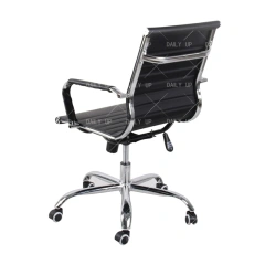 High Back Ribbed Armchair Height Adjust PU CEO Chair with Footrest Best Products For Import,High Back Ribbed Armchair Height Adjust PU CEO Chair with Footrest Best Products For Import,DAILY UP FURNITURE-The professional supplier of School Furniture, Office Furniture, Home Furnirure
