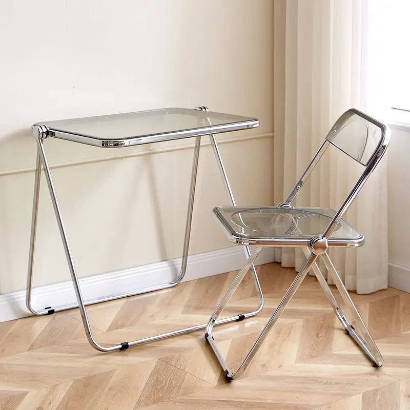 Home Metal Frame Transparent Acrylic Folding Table Computer desk Single dining table,Home Metal Frame Transparent Acrylic Folding Table Computer desk Single dining table,DAILY UP FURNITURE-The professional supplier of School Furniture, Office Furniture, Home Furnirure