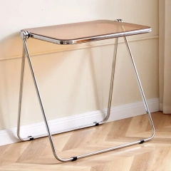 Home Metal Frame Transparent Acrylic Folding Table Computer desk Single dining table,Home Metal Frame Transparent Acrylic Folding Table Computer desk Single dining table,DAILY UP FURNITURE-The professional supplier of School Furniture, Office Furniture, Home Furnirure