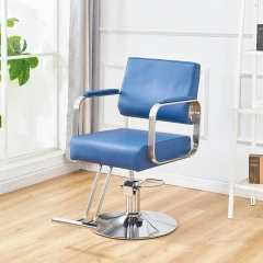 Blue barber chairs salon hair equipment barbers chairs with armrest adjustable height Rotating barber chair,Blue barber chairs salon hair equipment barbers chairs with armrest adjustable height Rotating barber chair,DAILY UP FURNITURE-The professional supplier of School Furniture, Office Furniture, Home Furnirure