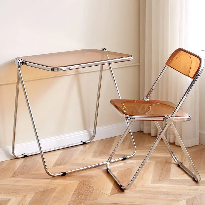Home Metal Frame Transparent Acrylic Folding Table Computer desk Single dining table,Home Metal Frame Transparent Acrylic Folding Table Computer desk Single dining table,DAILY UP FURNITURE-The professional supplier of School Furniture, Office Furniture, Home Furnirure