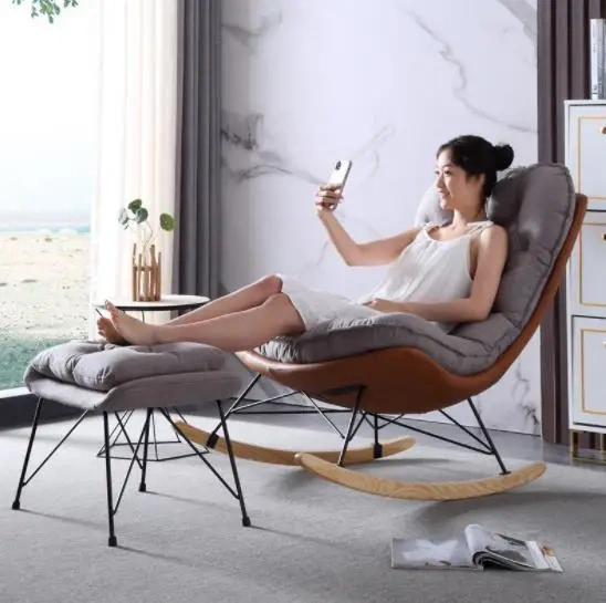 Solid Wood Leg Metal Frame Living Room rocking chair with cushion Leisure rocking Chair,Solid Wood Leg Metal Frame Living Room rocking chair with cushion Leisure rocking Chair,DAILY UP FURNITURE-The professional supplier of School Furniture, Office Furniture, Home Furnirure