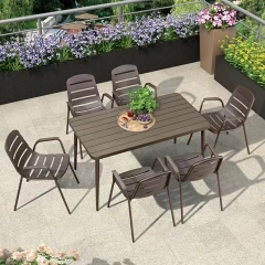 outdoor garden stackable Dining table and Chair sets Patio outdoor dining table and chairs,outdoor garden stackable Dining table and Chair sets Patio outdoor dining table and chairs,DAILY UP FURNITURE-The professional supplier of School Furniture, Office Furniture, Home Furnirure
