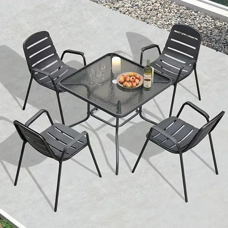 Outdoor balcony table and chair wrought iron leisure chair Garden dining table and chairs,Outdoor balcony table and chair wrought iron leisure chair Garden dining table and chairs,DAILY UP FURNITURE-The professional supplier of School Furniture, Office Furniture, Home Furnirure