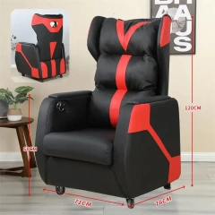 Adjustable backrest angel Gaming Sofa chair with footrest High-end gaming chair,Adjustable backrest angel Gaming Sofa chair with footrest High-end gaming chair,DAILY UP FURNITURE-The professional supplier of School Furniture, Office Furniture, Home Furnirure