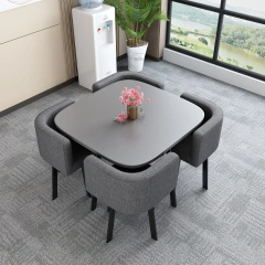 PU Leather Round or square Dining Table Set for Dining room home dinner table and chair sets,PU Leather Round or square Dining Table Set for Dining room home dinner table and chair sets,DAILY UP FURNITURE-The professional supplier of School Furniture, Office Furniture, Home Furnirure
