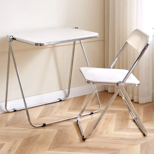 Home Metal Frame Transparent Acrylic Folding Table Computer desk Single dining table,Home Metal Frame Transparent Acrylic Folding Table Computer desk Single dining table,DAILY UP FURNITURE-The professional supplier of School Furniture, Office Furniture, Home Furnirure