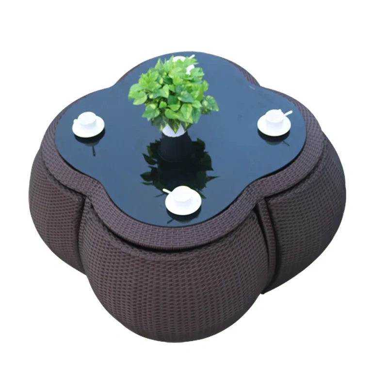 space saving  modern Patio and Garden rattan table and chair,space saving  modern Patio and Garden rattan table and chair,DAILY UP FURNITURE-The professional supplier of School Furniture, Office Furniture, Home Furnirure