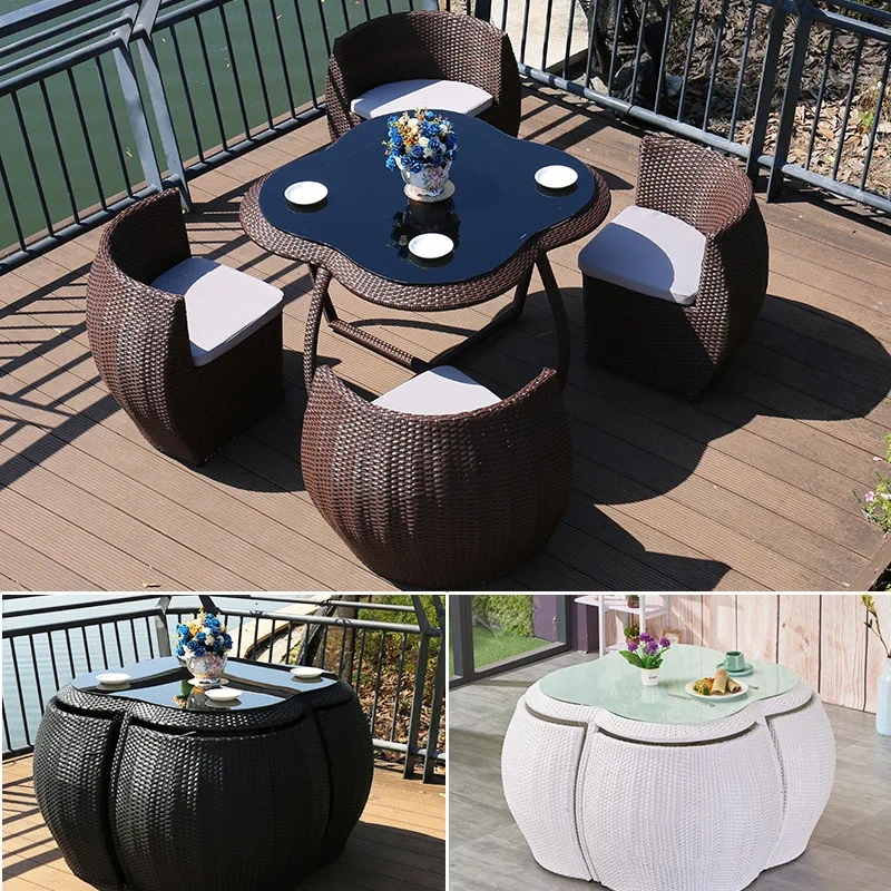 space saving  modern Patio and Garden rattan table and chair,space saving  modern Patio and Garden rattan table and chair,DAILY UP FURNITURE-The professional supplier of School Furniture, Office Furniture, Home Furnirure