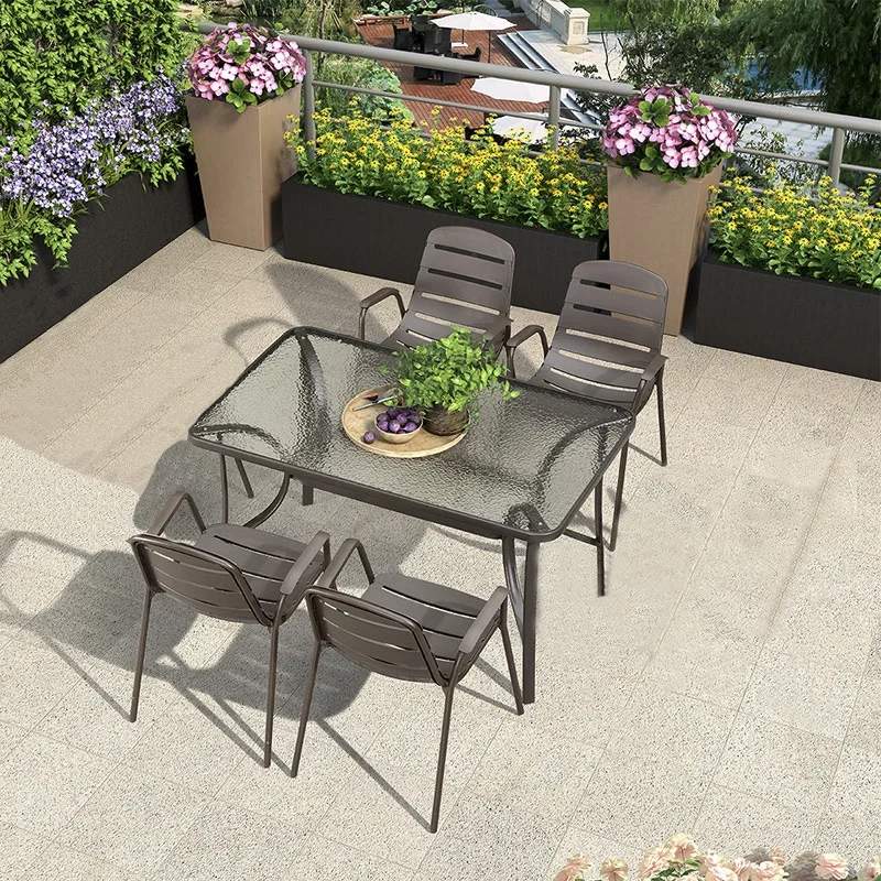 Outdoor balcony table and chair wrought iron leisure chair Garden dining table and chairs,Outdoor balcony table and chair wrought iron leisure chair Garden dining table and chairs,DAILY UP FURNITURE-The professional supplier of School Furniture, Office Furniture, Home Furnirure