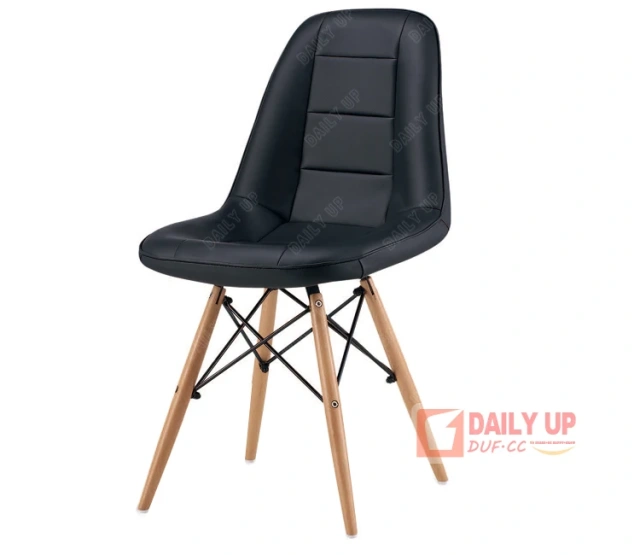 Leather Seat Dining Chair with Wooden Leg Color PU Lounge Chair For Rest Reception Living Room Chair for Sale,Leather Seat Dining Chair with Wooden Leg Color PU Lounge Chair For Rest Reception Living Room Chair for Sale,DAILY UP FURNITURE-The professional supplier of School Furniture, Office Furniture, Home Furnirure