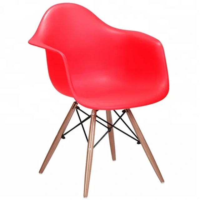 Fashion Work Chair with Wooden Base Computer Office Chair with ABS Seater Modern Dining Chair with Armrest,Fashion Work Chair with Wooden Base Computer Office Chair with ABS Seater Modern Dining Chair with Armrest,DAILY UP FURNITURE-The professional supplier of School Furniture, Office Furniture, Home Furnirure