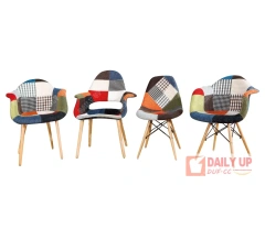 Wholesale Beautiful Fabric Dining Chair with Wood Leg Modern Garden Bedroom Chair for Sale,Wholesale Beautiful Fabric Dining Chair with Wood Leg Modern Garden Bedroom Chair for Sale,DAILY UP FURNITURE-The professional supplier of School Furniture, Office Furniture, Home Furnirure