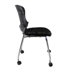 Lightweight Modern Restaurant Chair with Casters Metal Bar Chair Office Reception Chinese Furniture Import,Lightweight Modern Restaurant Chair with Casters Metal Bar Chair Office Reception Chinese Furniture Import,DAILY UP FURNITURE-The professional supplier of School Furniture, Office Furniture, Home Furnirure