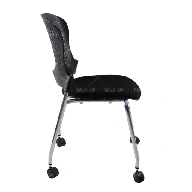 Lightweight Modern Restaurant Chair with Casters Metal Bar Chair Office Reception Chinese Furniture Import,Lightweight Modern Restaurant Chair with Casters Metal Bar Chair Office Reception Chinese Furniture Import,DAILY UP FURNITURE-The professional supplier of School Furniture, Office Furniture, Home Furnirure