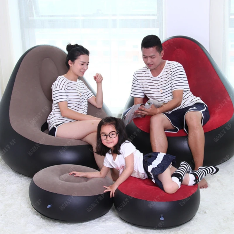indoor or outdoor PVC flocking inflatable bedroom leisure legless inflatable lazy sofa,indoor or outdoor PVC flocking inflatable bedroom leisure legless inflatable lazy sofa,DAILY UP FURNITURE-The professional supplier of School Furniture, Office Furniture, Home Furnirure