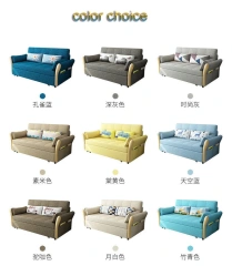 Blue folding  fabric couch living room sofas sofa bed with mattress,Blue folding  fabric couch living room sofas sofa bed with mattress,DAILY UP FURNITURE-The professional supplier of School Furniture, Office Furniture, Home Furnirure