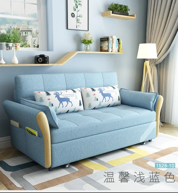 Blue folding  fabric couch living room sofas sofa bed with mattress,Blue folding  fabric couch living room sofas sofa bed with mattress,DAILY UP FURNITURE-The professional supplier of School Furniture, Office Furniture, Home Furnirure