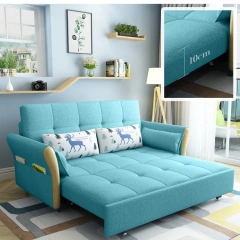 Blue folding  fabric couch living room sofas sofa bed with mattress,Blue folding  fabric couch living room sofas sofa bed with mattress,DAILY UP FURNITURE-The professional supplier of School Furniture, Office Furniture, Home Furnirure