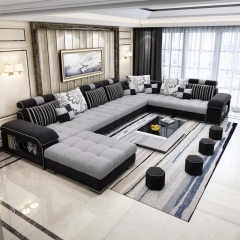 Grey home PU leather 7 seater living room sofas lounge sofa set,Grey home PU leather 7 seater living room sofas lounge sofa set,DAILY UP FURNITURE-The professional supplier of School Furniture, Office Furniture, Home Furnirure