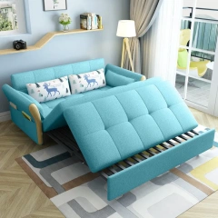 Blue folding  fabric couch living room sofas sofa bed with mattress,Blue folding  fabric couch living room sofas sofa bed with mattress,DAILY UP FURNITURE-The professional supplier of School Furniture, Office Furniture, Home Furnirure