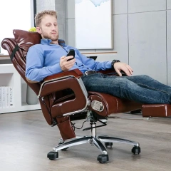 Brown PU Leather Executive Office Chair Swivel Soft Sponge Office Chair with Headrest manager office chair,Brown PU Leather Executive Office Chair Swivel Soft Sponge Office Chair with Headrest manager office chair,DAILY UP FURNITURE-The professional supplier of School Furniture, Office Furniture, Home Furnirure