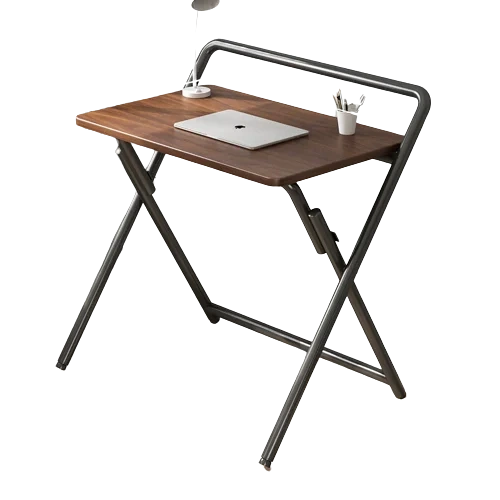 Folding Metal Frame Computer Desk gaming desk space saving office table with Bookshelf,Folding Metal Frame Computer Desk gaming desk space saving office table with Bookshelf,DAILY UP FURNITURE-The professional supplier of School Furniture, Office Furniture, Home Furnirure