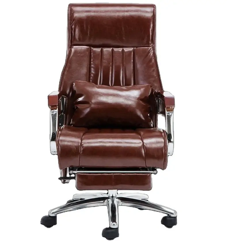 Brown PU Leather Executive Office Chair Swivel Soft Sponge Office Chair with Headrest manager office chair,Brown PU Leather Executive Office Chair Swivel Soft Sponge Office Chair with Headrest manager office chair,DAILY UP FURNITURE-The professional supplier of School Furniture, Office Furniture, Home Furnirure
