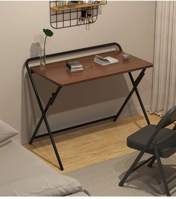 Folding Metal Frame Computer Desk gaming desk space saving office table with Bookshelf,Folding Metal Frame Computer Desk gaming desk space saving office table with Bookshelf,DAILY UP FURNITURE-The professional supplier of School Furniture, Office Furniture, Home Furnirure