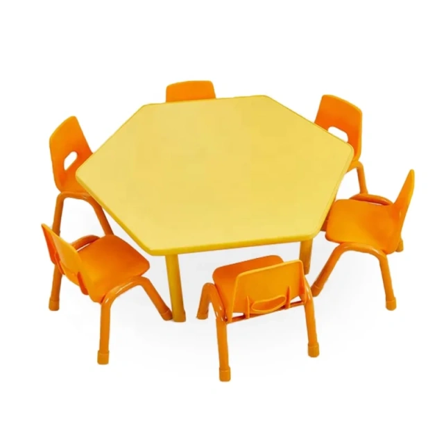 Kindergarten School Furniture Plastic Chair And Desk Set Polygonal children's table,Kindergarten School Furniture Plastic Chair And Desk Set Polygonal children's table,DAILY UP FURNITURE-The professional supplier of School Furniture, Office Furniture, Home Furnirure
