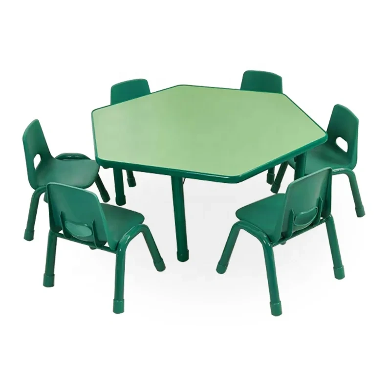 Kindergarten School Furniture Plastic Chair And Desk Set Polygonal children's table,Kindergarten School Furniture Plastic Chair And Desk Set Polygonal children's table,DAILY UP FURNITURE-The professional supplier of School Furniture, Office Furniture, Home Furnirure