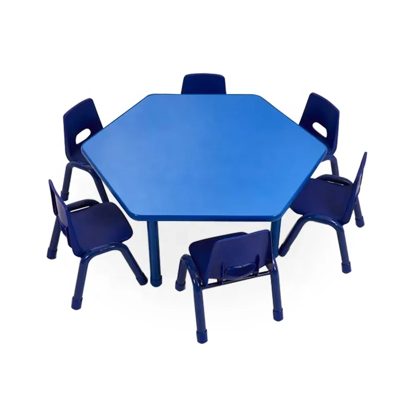 Kindergarten School Furniture Plastic Chair And Desk Set Polygonal children's table,Kindergarten School Furniture Plastic Chair And Desk Set Polygonal children's table,DAILY UP FURNITURE-The professional supplier of School Furniture, Office Furniture, Home Furnirure