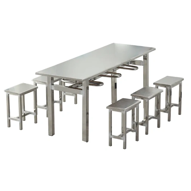 School Cafeteria Dining Table and Chair Set Stainless Steel Dining Table Restaurant chair Set,School Cafeteria Dining Table and Chair Set Stainless Steel Dining Table Restaurant chair Set,DAILY UP FURNITURE-The professional supplier of School Furniture, Office Furniture, Home Furnirure