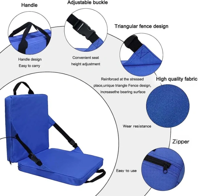 Portable Stadium Seat Cushion Foldable Stadium Seats Lightweight chair Folding Padded Chair,Portable Stadium Seat Cushion Foldable Stadium Seats Lightweight chair Folding Padded Chair,DAILY UP FURNITURE-The professional supplier of School Furniture, Office Furniture, Home Furnirure