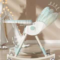Rocking baby feeding chair 3 in 1 baby feeding portable dining chairs with wheels,Rocking baby feeding chair 3 in 1 baby feeding portable dining chairs with wheels,DAILY UP FURNITURE-The professional supplier of School Furniture, Office Furniture, Home Furnirure